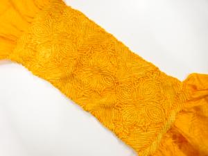 正絹　絞り　帯揚げ